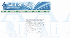 Desktop Screenshot of edizionialice.it