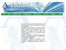 Tablet Screenshot of edizionialice.it
